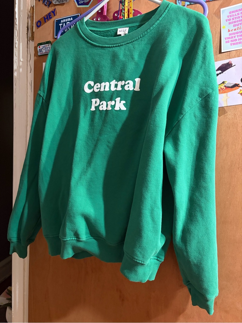 KULE oversized sweatshirt Green "Central Park" Pullover